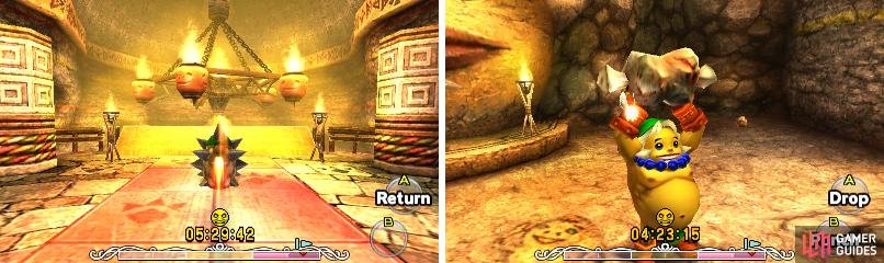 Crashing into the jars can be tricky because they&rsquo;re moving.