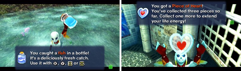 If you’re really unlucky, it can take up to 7 fish for this Piece of Heart.