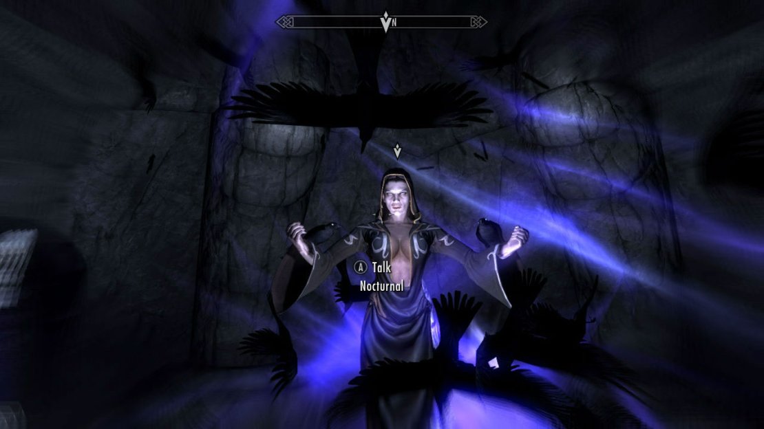 Nightingale Strife:   Instantly absorb 100 points of health from the target. (This circle is the FULL MOON symbol!)   Nightingale Subterfuge:   People and creatures in the spell&rsquo;s area of effect will attack anyone nearby for 30 seconds. (This circle is the HALF MOON symbol!)   Shadowcloak of Nocturnal:   For 120 seconds you automatically become invisible while sneaking. (This circle is the CRESCENT MOON symbol!)