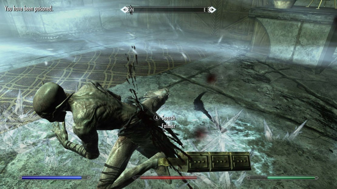 Don&rsquo;t forget to use any potions that cure poison as the Charus and the Falmers are very quick to try and poison you throughout this whole dungeon.