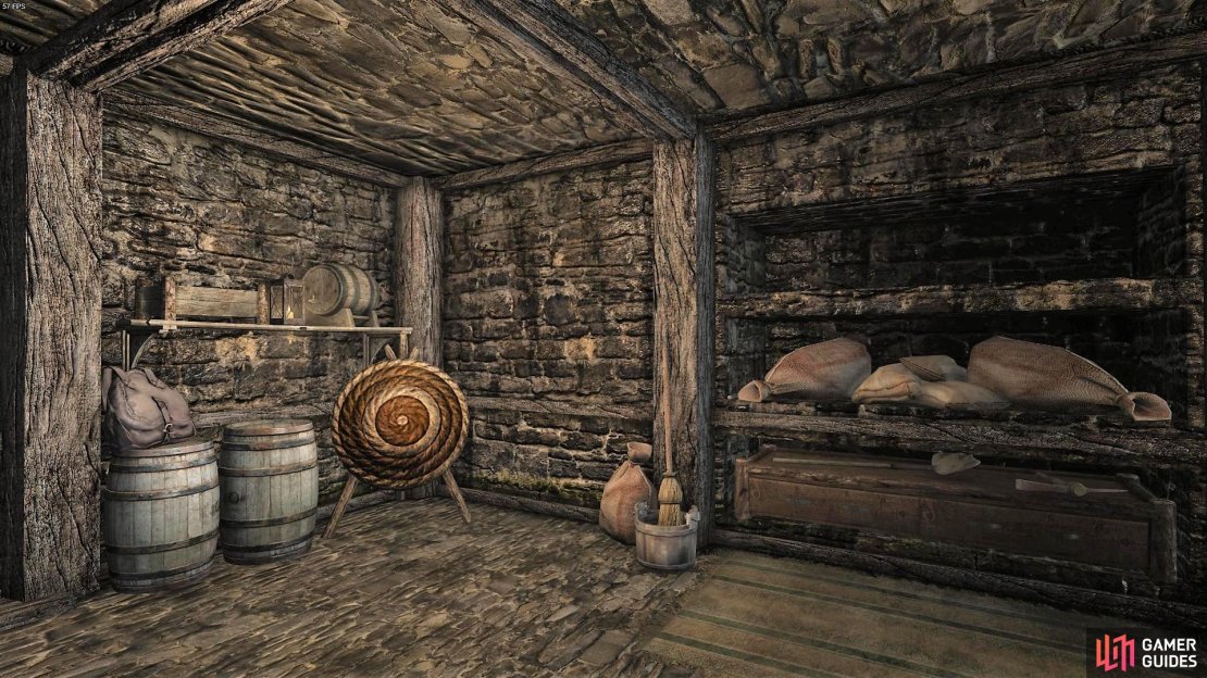 You could even practice your archery in the cellar (won&rsquo;t skill build though unfortunately).