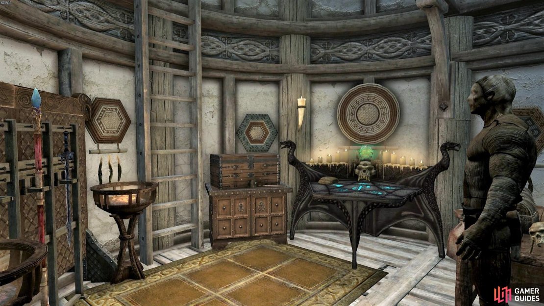 The Enchanter&rsquo;s Tower can be used to display weapons and armor as well as increase your Enchanting skill. 