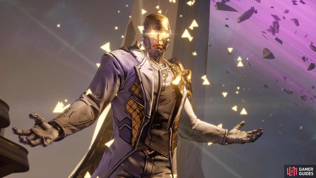 The Timekeeper is the main antagonist in Borderlands 4. Image credit: 2K