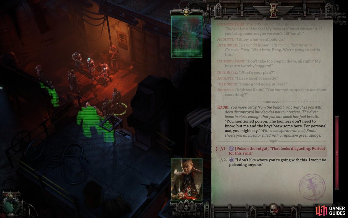 The dialog and lore are both top-notch in Dark Heresy, and you’ve plenty of choices, and as an unexpected boon, the game is surprisingly light on technical issues!