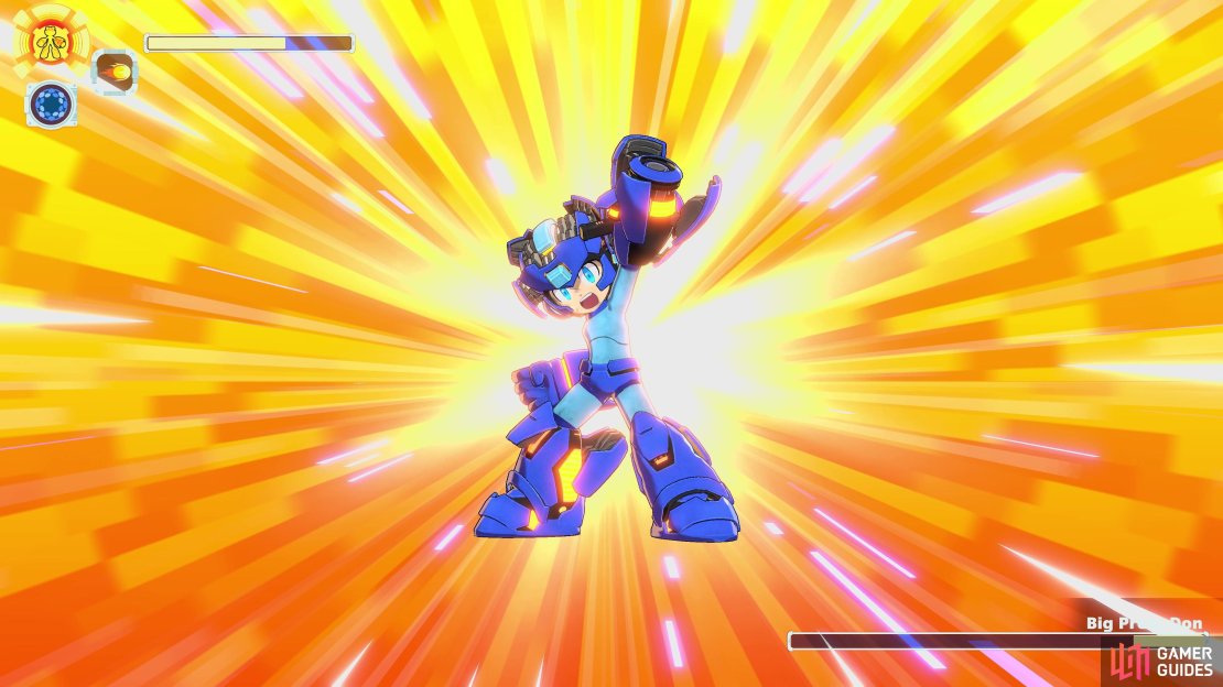 Mega Man Dual Divide is a game full of vibrant visuals.