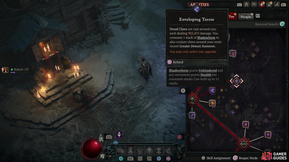 Skill trees have been completely reworked - every skill now has three high-level variants which can change the very nature of a skill, from keywords to damage type.