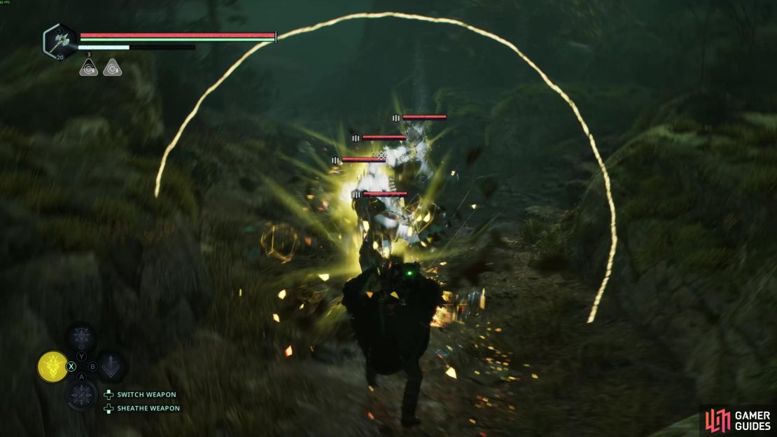 There’s simply too much power in many Glyphs, making some of the combat way too simple. Image via Gamer Guides / Nacon.