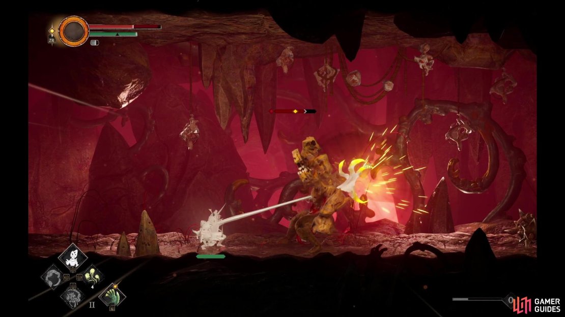 The fighting incorporates a lot of the abilities that you learn throughout the game.