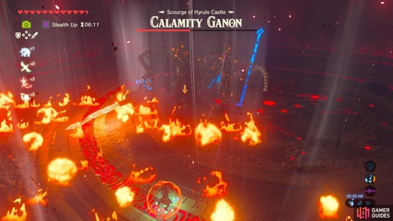 Calamity Ganon&rsquo;s fiery sword sweep will leave behind updrafts
