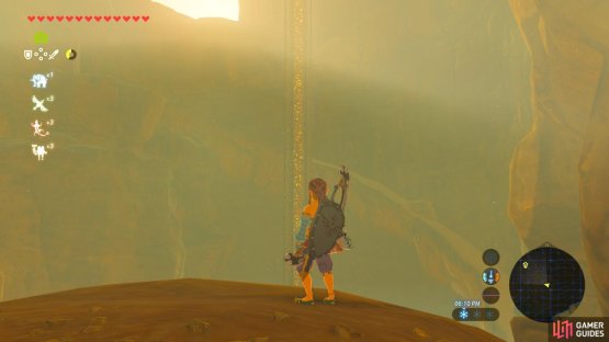 Behind the Tower you can see a circular, spiraling path. That is the path you&rsquo;ll want to take if you want to do it the normal way