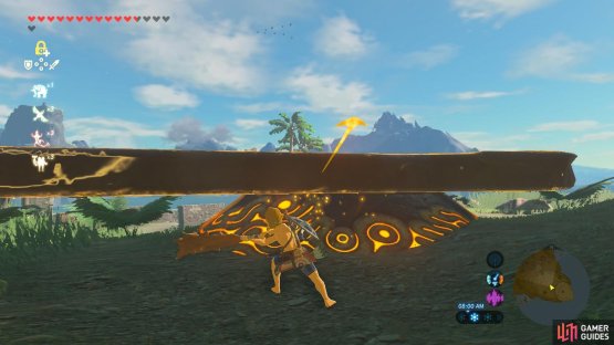 Use a weapon you&rsquo;re willing to sacrifice and hit the slab with Stasis until the arrow turns red