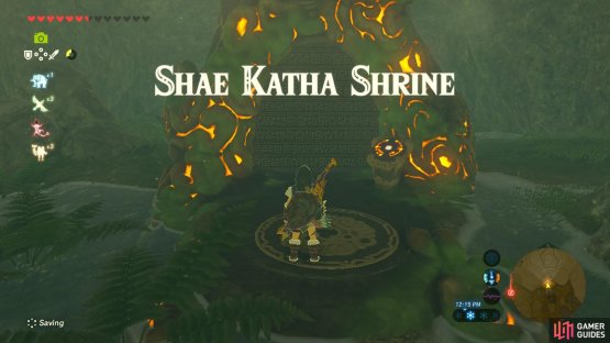 This Shrine is within the Spring of Courage and has an accompanying Shrine Quest