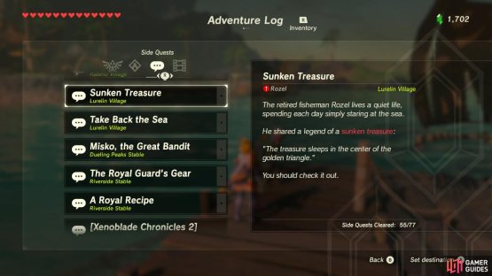 You will get a lot of treasure out of it