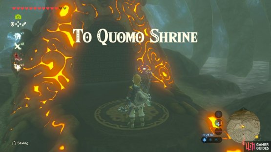 This Shrine has no quest, but it certainly has a long puzzle before you will find it