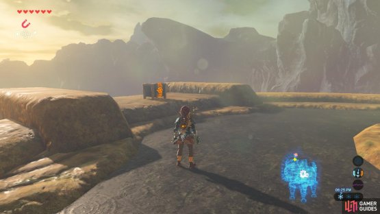 The treasure chest is on the left side of Vah Ruta&rsquo;s back.