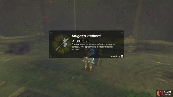 The Knight&rsquo;s Halberd is a strong, good quality weapon to have