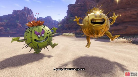 You&rsquo;ll have to keep fighting Cactiballs until a Golden Globe shows up in a battle with them