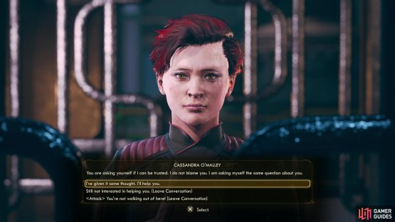 Agree to free Cassandra without actually freeing her,