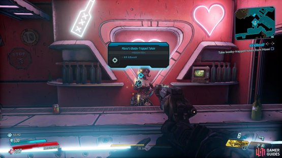 and grab Moxxi&rsquo;s Booby Trap.