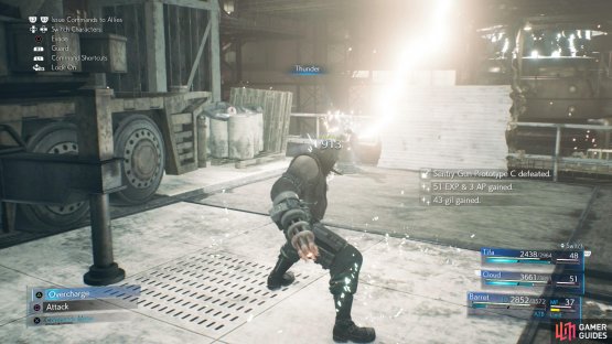 then use a lift to return to &ldquo;H02&rdquo;, where you&rsquo;ll be greeted by some reactivated Sentry Gun Prototypes.