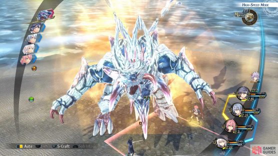 you’ll want to quickly impede it or heal the team up to full HP.