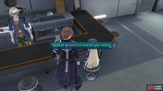 then challenge Altina to a game of Vantage Masters for the Vantage Card.