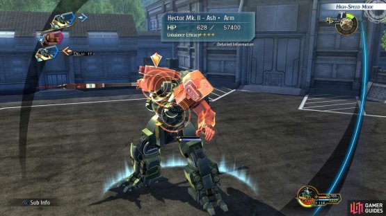 and then shift over to the arms when he is in his Charging Stance.