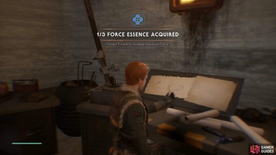 to collect a Force Essence. 