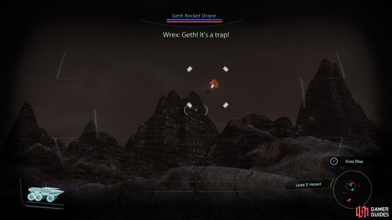 Use the primary gun to deal with the Geth Rocket Drones