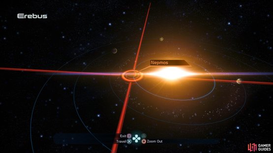 then land on the planet Nepmos.