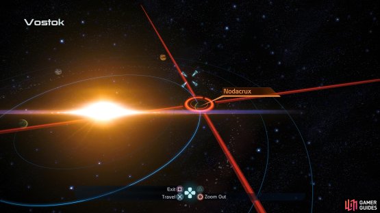 or simply head to the Vostok system and head to Nodacrux.