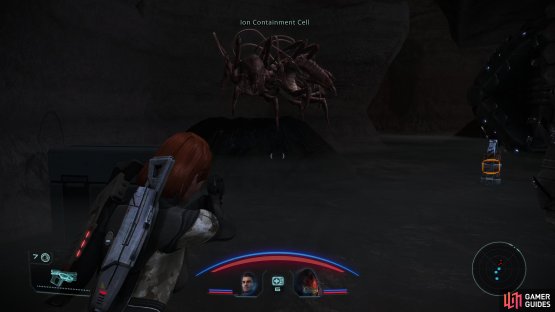 Rachni Soldiers will attack when you approach these nests