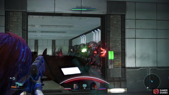 then a whole host of Geth including Destroyers inside.