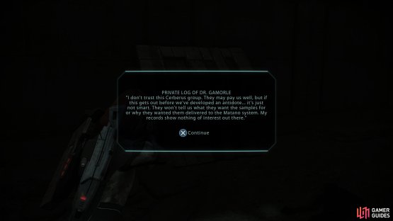 You can pick up this Assignment by hacking a terminal on Feros