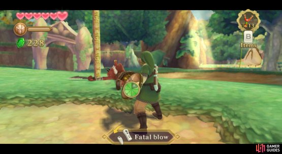 Z-target an enemy that&rsquo;s been knocked down and a &ldquo;Fatal Blow&rdquo; prompt should appear.