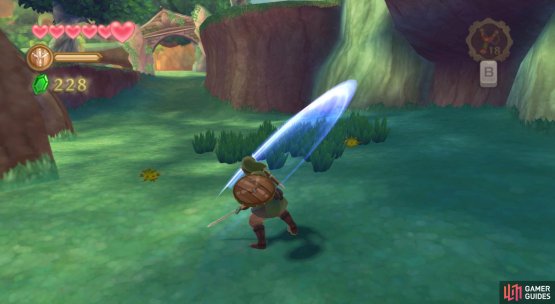 Then swing away to perform a Skyward Strike!
