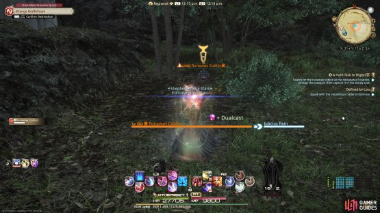 Head to X: 31.4, Y: 11,0 to find a Coblyn then take it down to 8% Health