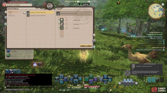 then craft the Islekeeps Stone Hammer