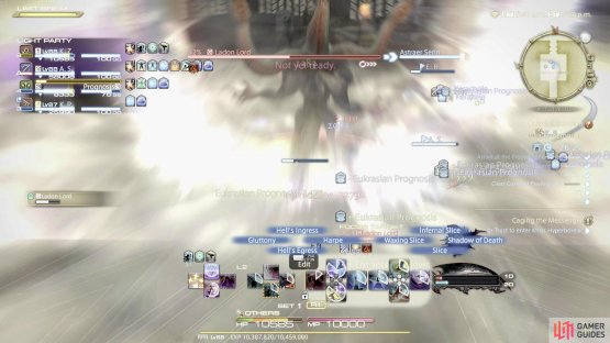 make sure the party has enough health to take the hit.