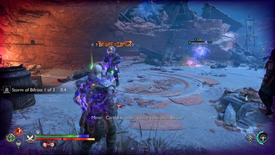 The Strond camp will have you battle Frost, and Fire shielded Einherjar Brutes.