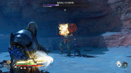 Bjarg Stormr will play out the same way as the previous Troll providing you keep your distance.