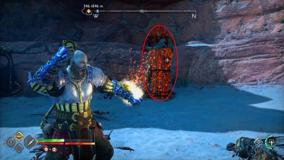 Using the Mystical Heirloom Relic near the statue will awaken the Troll.
