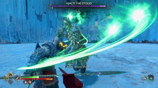 The best way to avoid this is to roll to the side, although a parry will give you a better opening.  Later on in the battle, she’ll use this after a Boomerang or two.