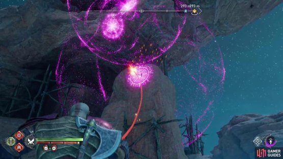 String together runic spheres to ignite the brazier.