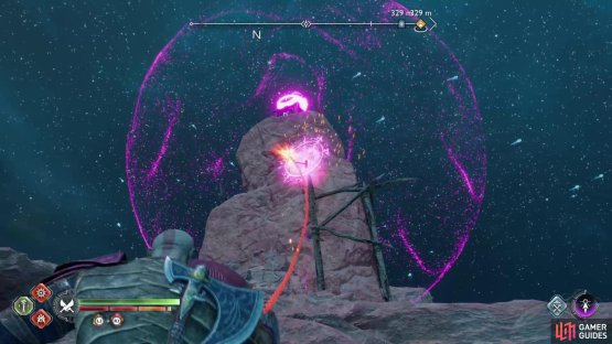 and while you’ll still need to use Runic Arrows and the Blades of Chaos, the solution is far simpler.