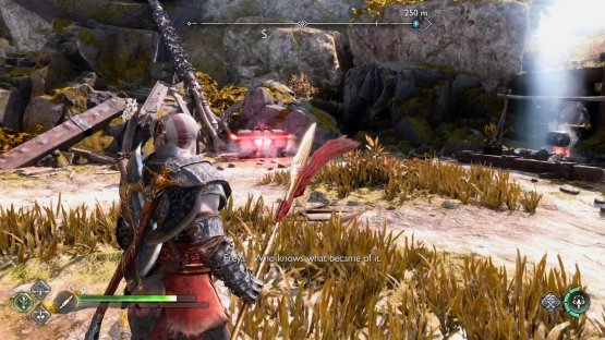 The chest can be found at the back of the camp.