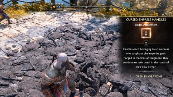 Once you defeat The Hateful, you’ll receive some materials, but the most notable reward will be the Cursed Empress Handles Hilt.