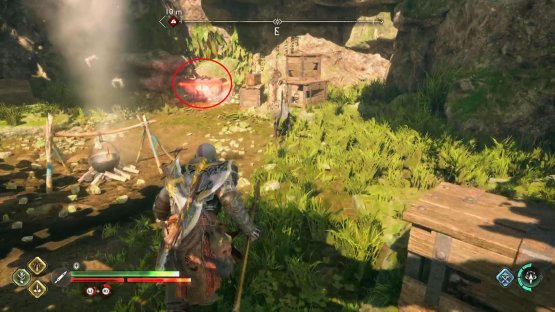 After the fight has concluded, head back to chest to get your real rewards.