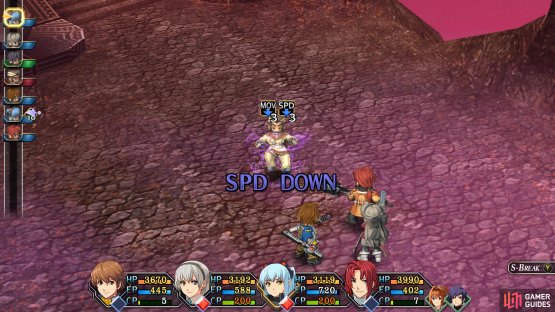 Be sure to debuff Garcia&rsquo;s Speed