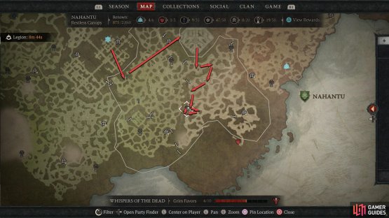From the Waypoint, go into Viz-jun to the northeast. Exit via the south and make your way south and west to find the Tenet.
